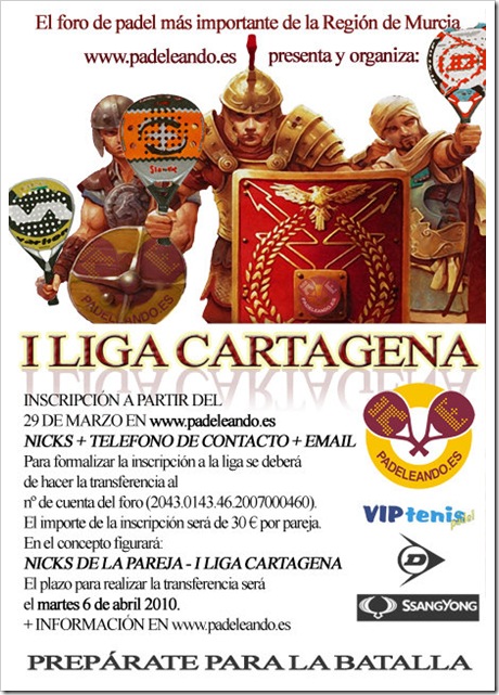I Liga de Padel Cartagena, Foro Padeleando