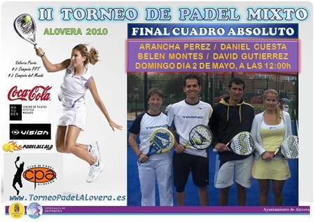 II Torneo de Padel Mixto ALOVERA 2O1O La Final