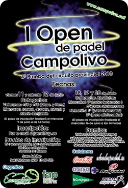 Open de Padel CampoOlivo 2010
