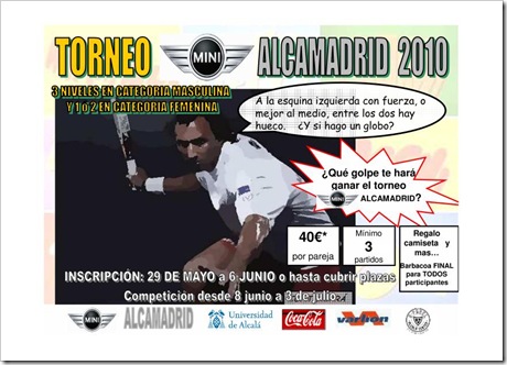Torneo Padel Mini AlcaMadrid 2010 UAH