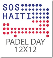 SOS Padel Day HAITI 12x12 logo