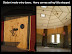 MPAC doors, hemp canvas ceiling and earth block wainscoating
