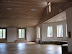 The prefab bale walls intersect with slip straw and hempcrete framed walls