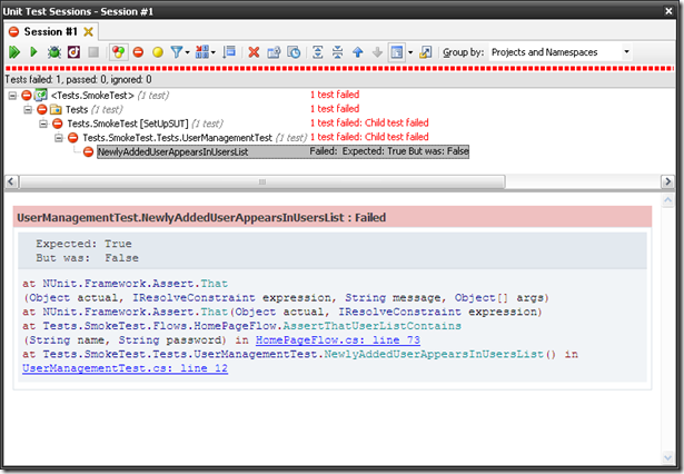 Assert without message