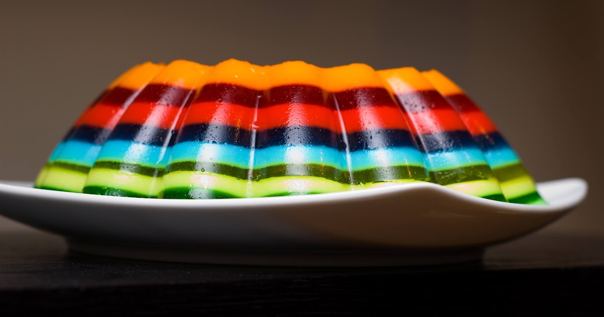 Kathie Cooks... Rainbow Ribbon Mold