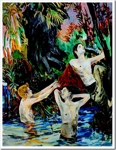 [2003 - Hernan Bas] Apollo with Daphne as a boy