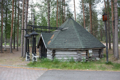 Casitas de los alrededores de Santa Claus Village