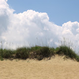 Dunes on the beach in Nags Head, North Carolina.