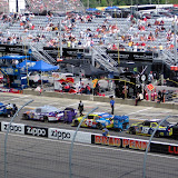 Stephanie's favorite driver, Bobby Labonte (43).