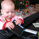 Getting ready to do some Christmas shopping with mommy's credit card. (December)