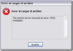 error 403 live writer