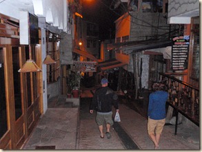 Aguas Calientes Street