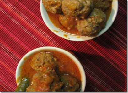 sopas de albondigas