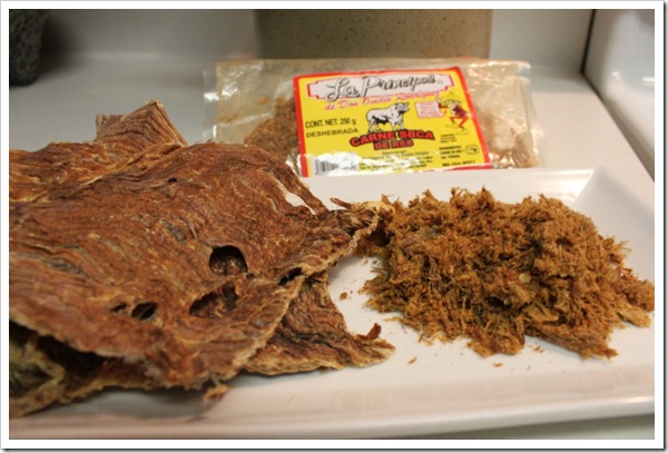 Carne seca dry meat jerky