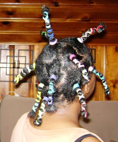 this is my hair today. . . 
