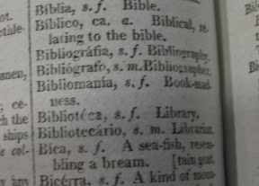 Bibliomanía, Book-madness.