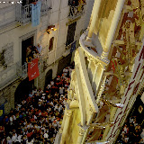 Particolare di un Giglio in sosta in piazza Calabrese (For''o Salvatore) - foto 1; anno 2005.