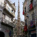 Giglio dell'Ortolano all'incrocio di via Annibale e via Alberto da Nola rivolto verso piazza Calabrese; anno 2006.