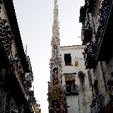 Il Giglio dell'Ortolano gira in via Merliano e si appresta ad eseguire "girata carceri"; anno 2007.