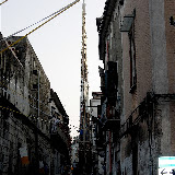 Il Giglio del Salumiere si ferma dopo aver affettuato la "girata carceri"; anno 2007.