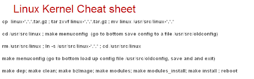 Linux Kernel Cheat Sheets