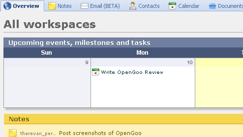 OpenGoo - MS office Word Alternative