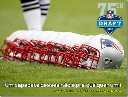 Capacete Patriots - Draft 2010