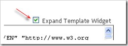 expand template widget expand template widget