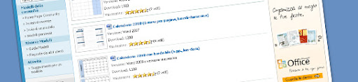 Scarica calendario modelli di office