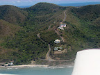 You ride along the coast from the left.  Make a sharp left hand turn and start climbing the Beast.  This is where the bike leg starts.