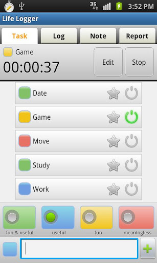 Life Logger - Timesheet App