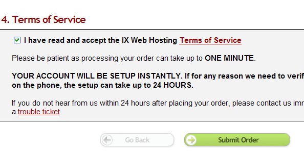 IXWebHosting申込方法step8 IXWebHosting申込方法step8