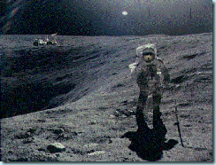 man moon