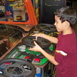 My VJ trying his hands at driving