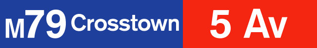 M79: Crosstown: Fifth Avenue.