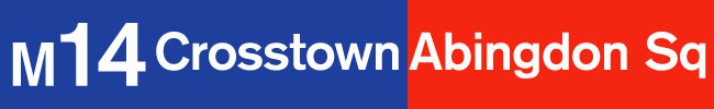 M14: Crosstown: Abingdon Square.