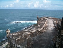 View From the Bathroom at El Morro