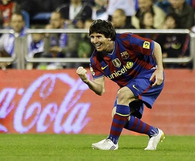 Lionel Messi el goleador del Barcelona