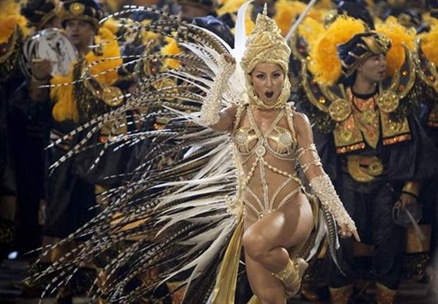 Celebraci&oacute;n del carnaval en Brasil