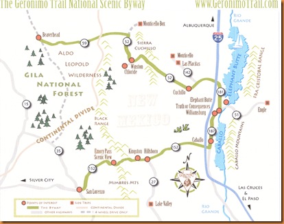 Geronimo Trail Map