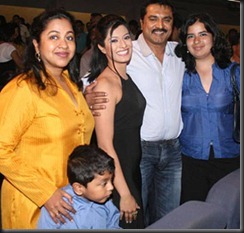 Sarath Kumar With His Family