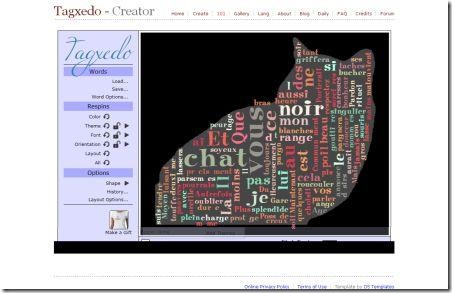 tagxedo le chat noir tagxedo le chat noir