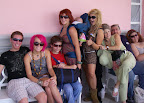 The whole gang ready for the cruise (Alex, Sydney, Jake, Kira, Rose, Jordyn, Catherine, Roger and Haylee)