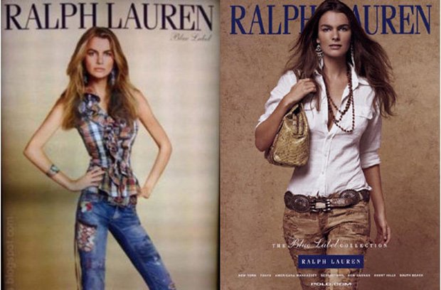 Ralph Lauren adelgaza demasiado a una modelo