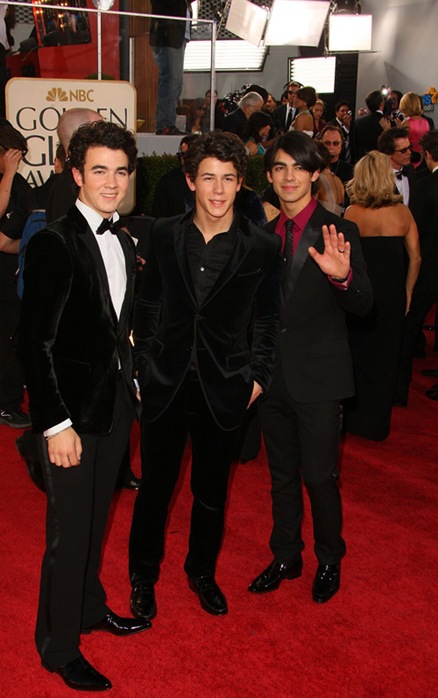 Fotos: Jonas Brothers en los Golden Globe