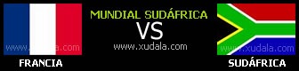 Francia vs Sudafrica en vivo