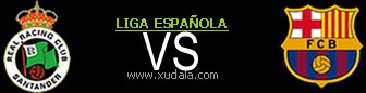 Racing Santander vs Barcelona