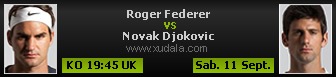 Roger Federer vs Novak Djokovic