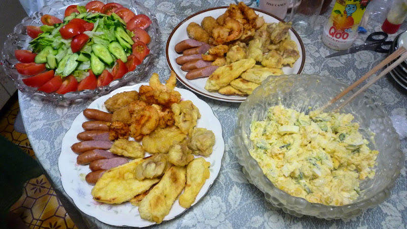 comida casera, 家庭料理, home cooking, tenpura, tempura, 天ぷら