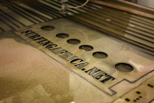 Front skin of the bumper cut out